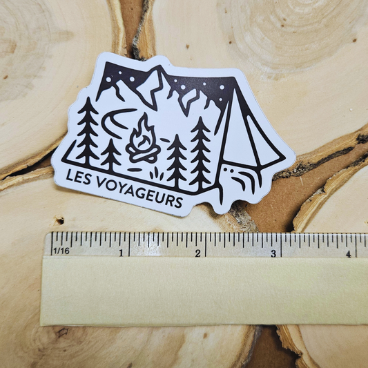 Voyageurs Tent Sticker