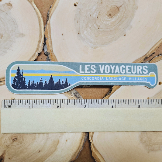 Voyageurs Paddle Sticker