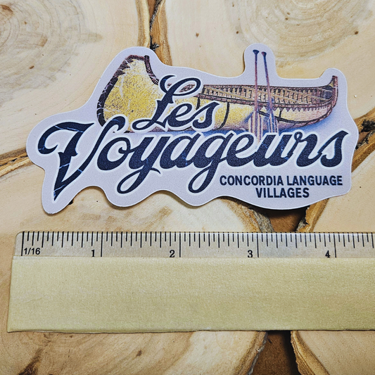 Voyageurs Canoe Sticker