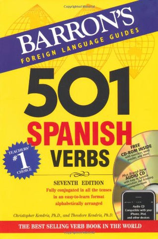 Barron's 501 Spanish Verbs with CD-ROM and Audio CD