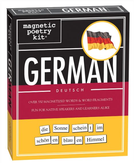 German Magnetic Poetry Kit