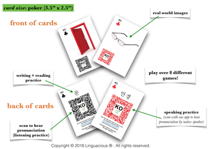 Linguacious Flash Cards - Koream