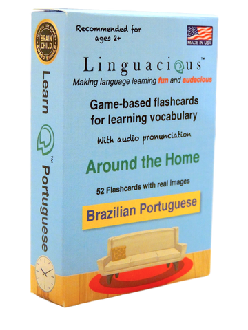 Linguacious Flash Cards - Brazilian Portuguese