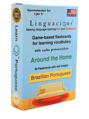 Linguacious Flash Cards - Brazilian Portuguese