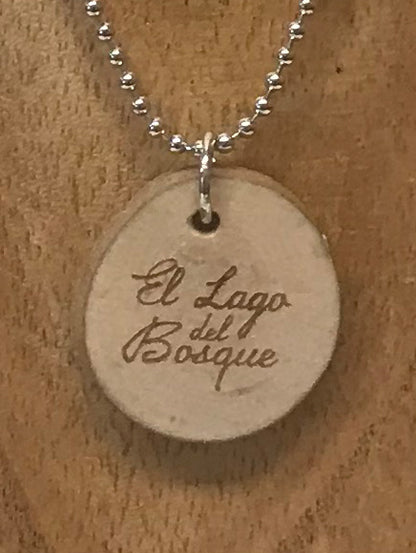 ELDB Wood Name Tag Necklace